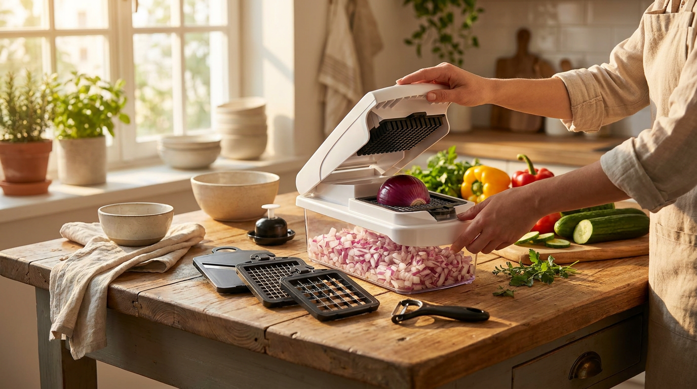 Effortless Meal Prep with the Vegetable Chopper Set of 15