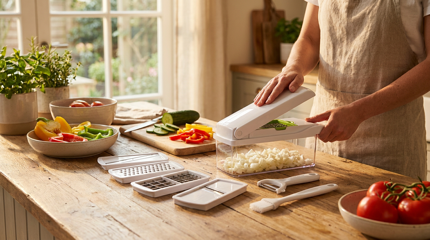 How Does the Vegetable Chopper Set of 15 Simplify Prep?