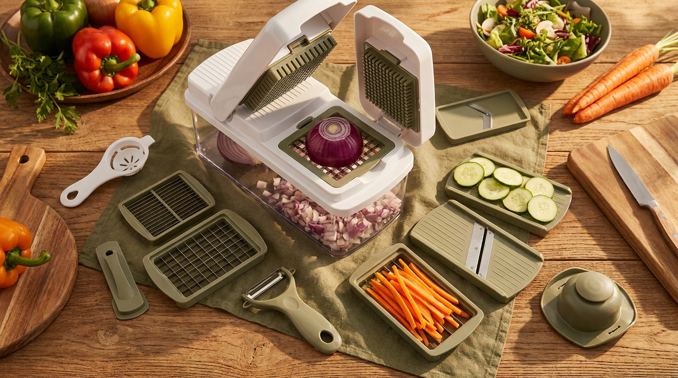 Optimizing Prep with the Vegetable Chopper Set of 15