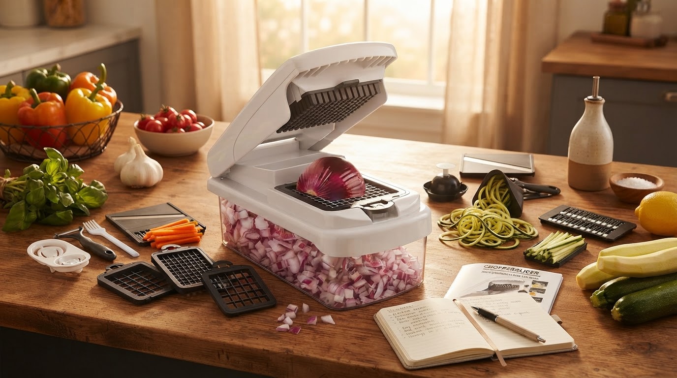 Optimizing Zoodles with a Vegetable Chopper Set of 15