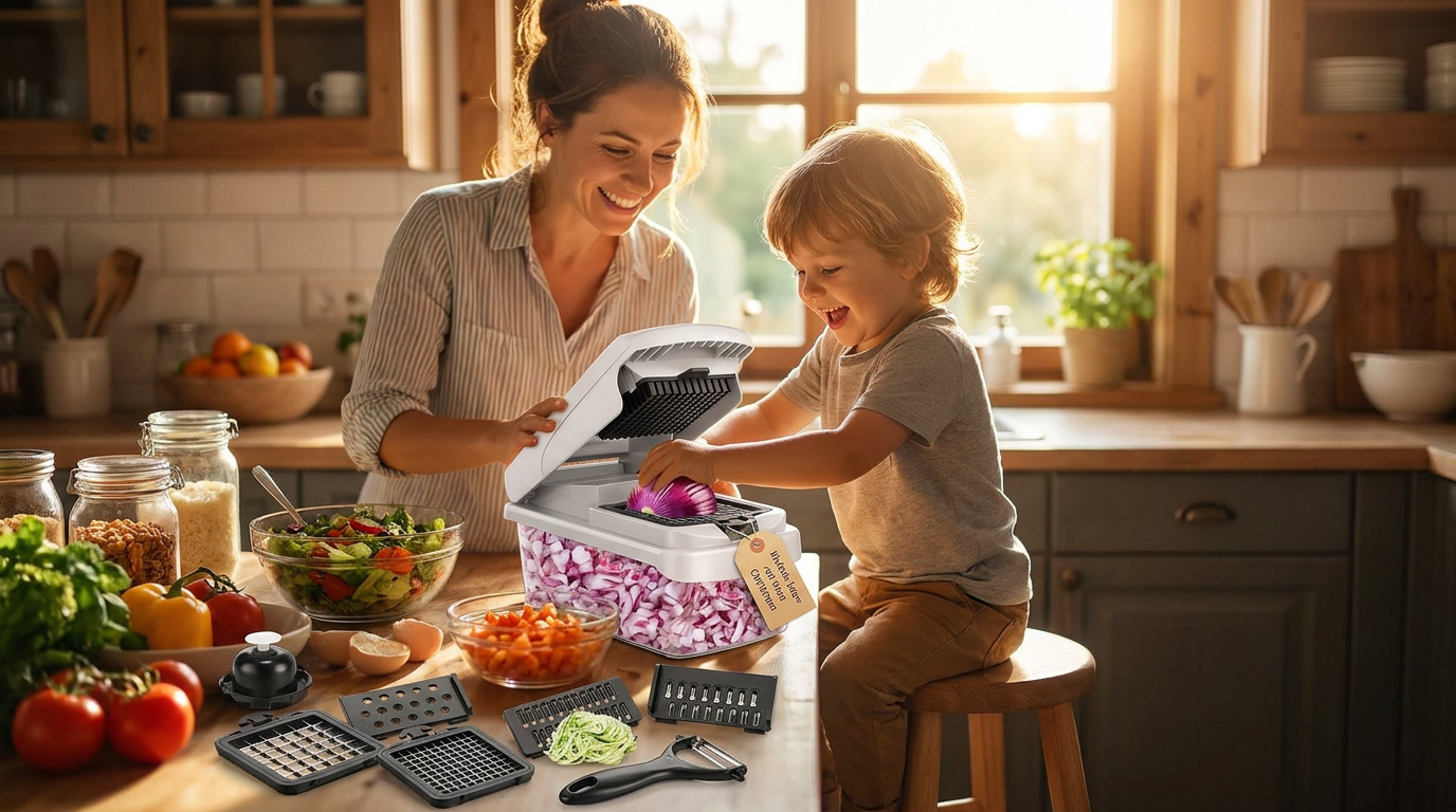 Streamlining Meal Prep with the Vegetable Chopper Set of 15