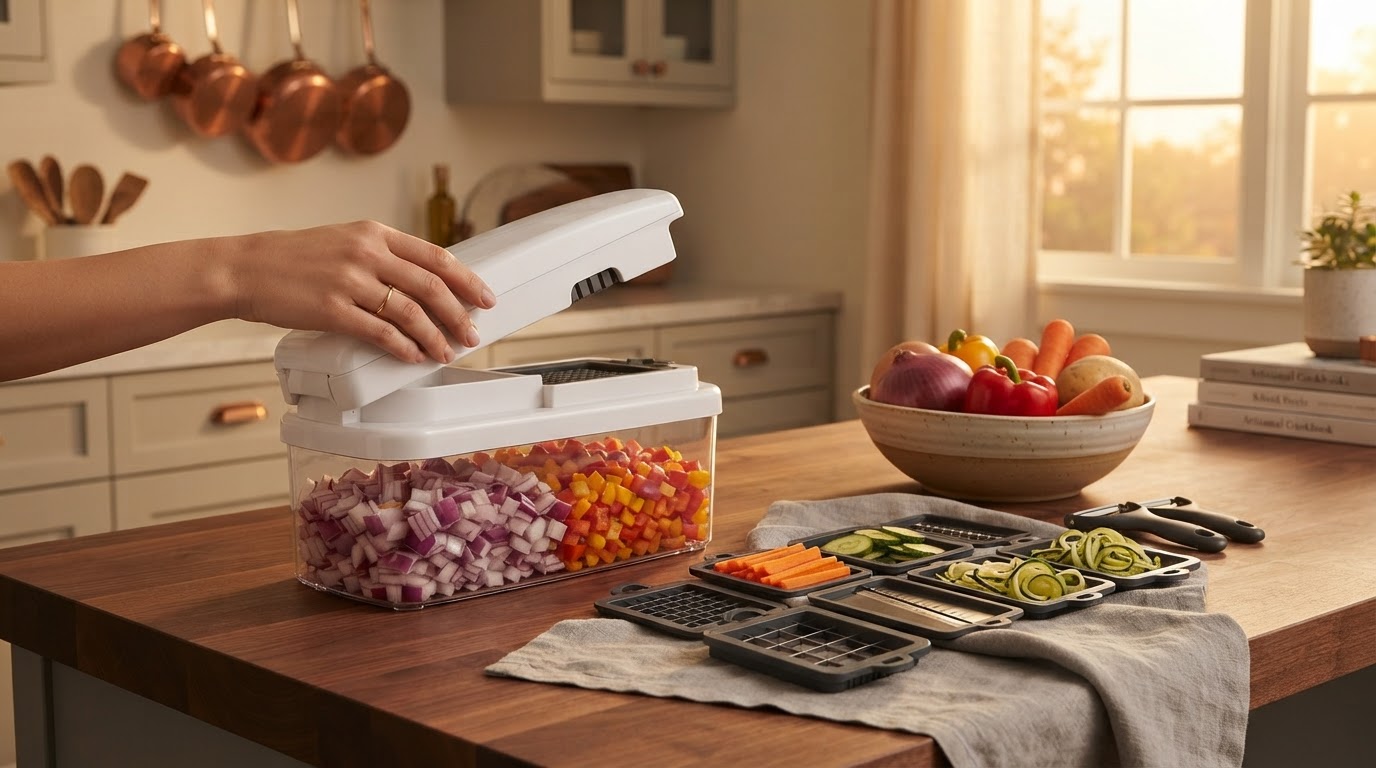 The 2-cup rule for buying a 15-piece vegetable chopper