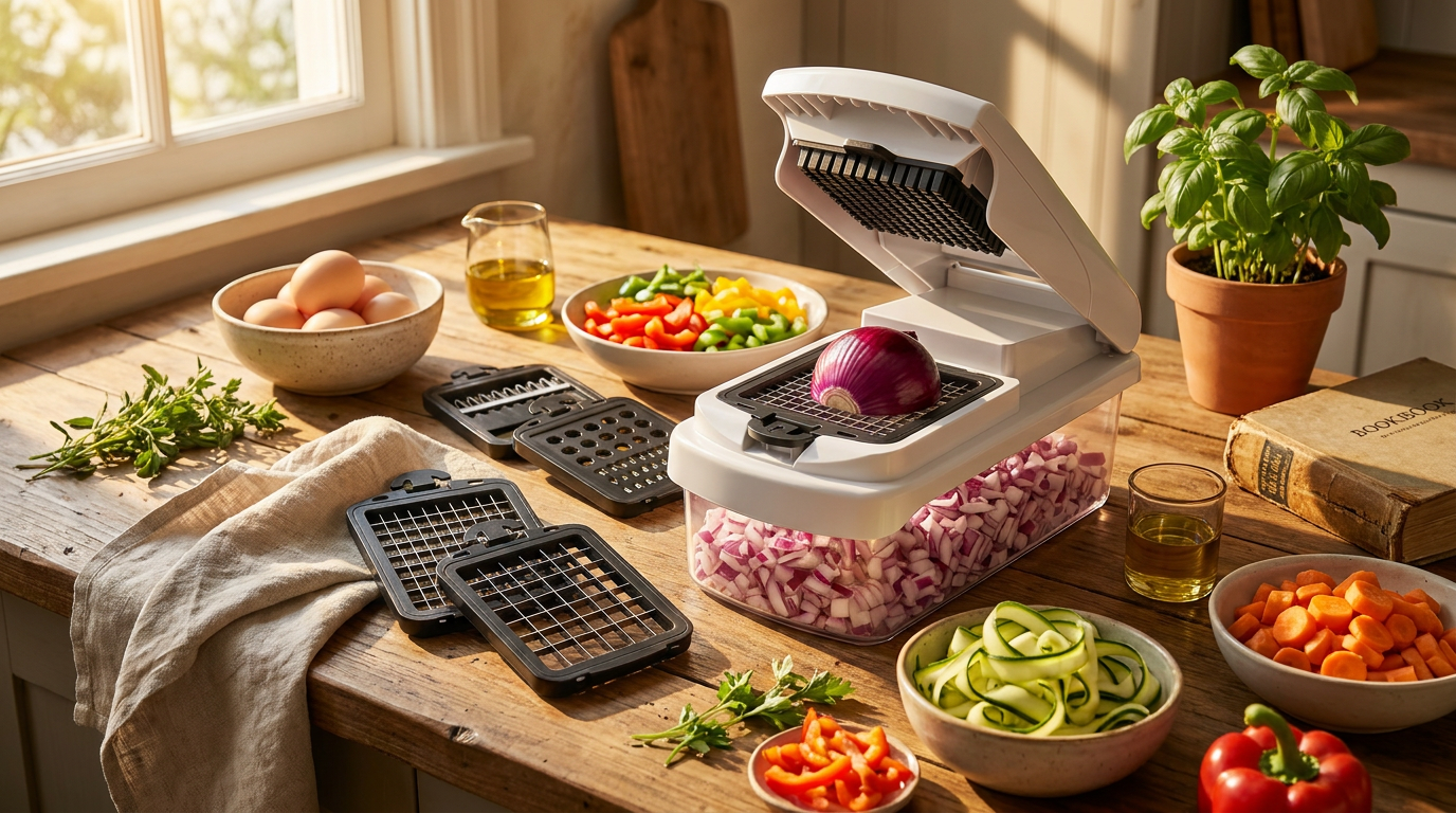 Streamlining Meal Prep with the Vegetable Chopper Set of 15