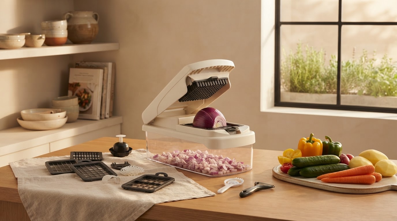 Vegetable Chopper Set of 15 Efficiency Standards