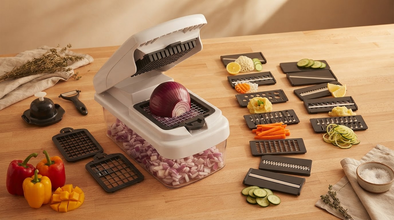Vegetable Chopper Set of 15 for Home Cooks Under 50