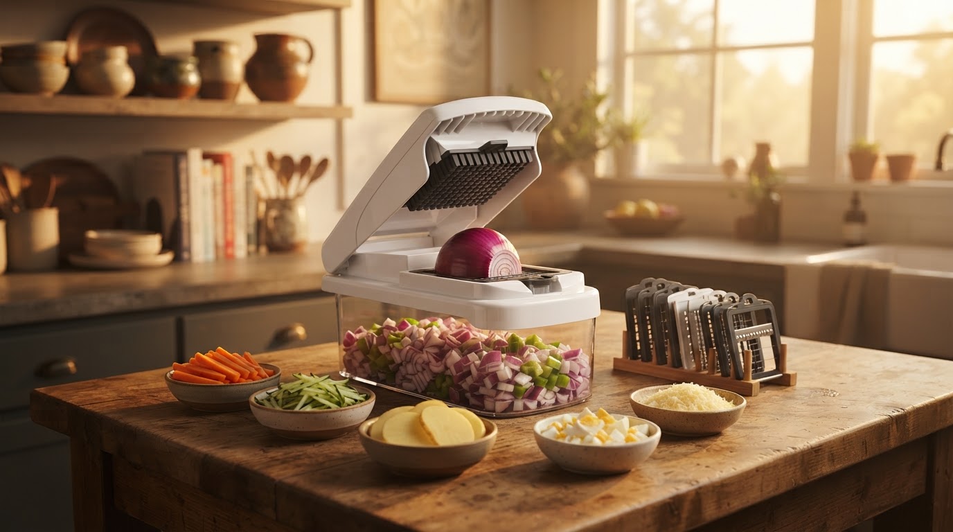 5 Practical Tests for the Vegetable Chopper Set of 15