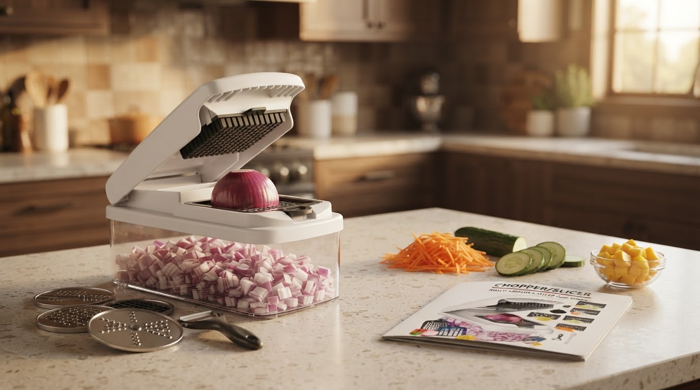 Vegetable Chopper Set of 15 Multi Blade Efficiency Analysis