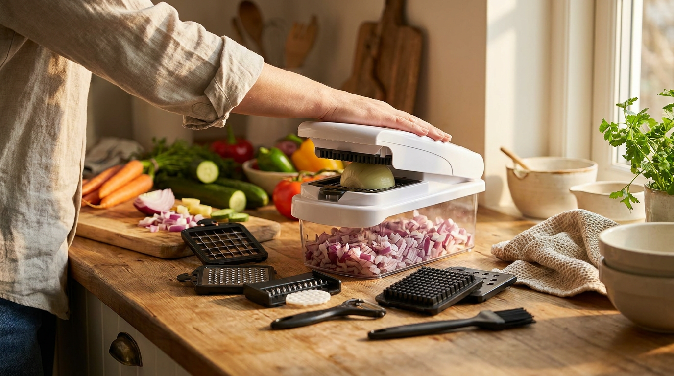 Is the Vegetable Chopper Set of 15 a reliable slicer?