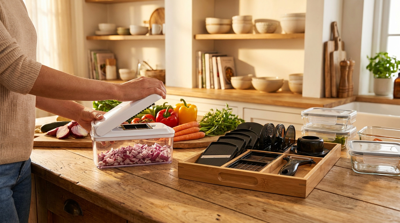 Vegetable Chopper Set of 15 for Weekly Meal Prep Success