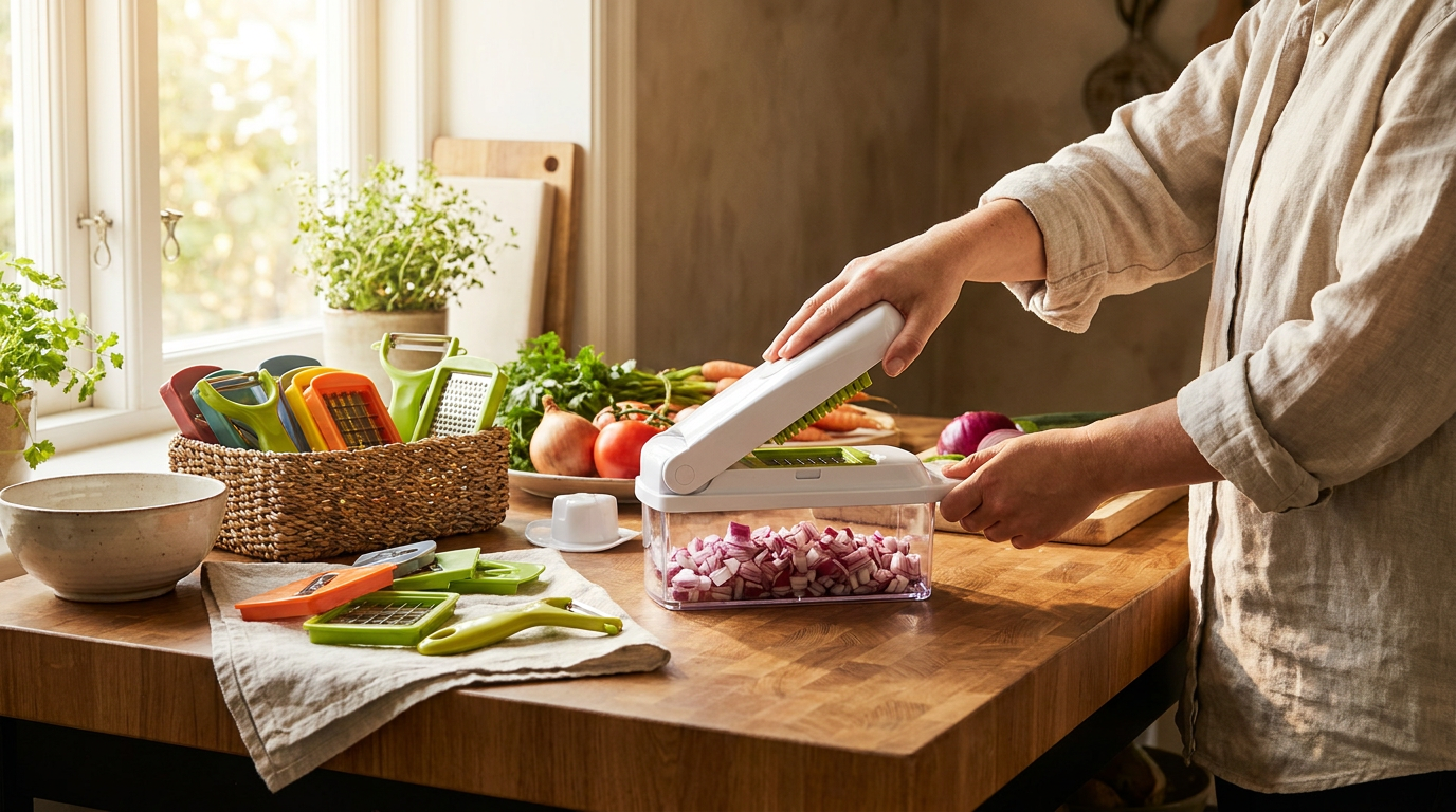 Optimizing Kitchen Workflow with the Vegetable Chopper Set of 15