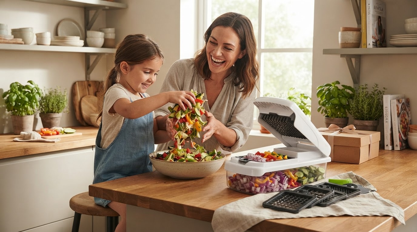 Can a Vegetable Chopper Set of 15 assist weight loss?