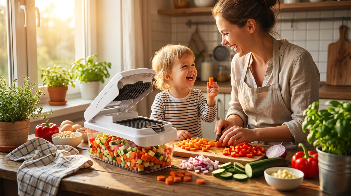 Mastering the Vegetable Chopper Set of 15 Dicing System