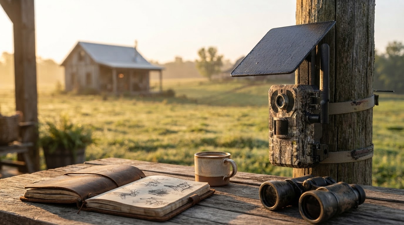 How does a Solar Cellular Camera work off-grid?
