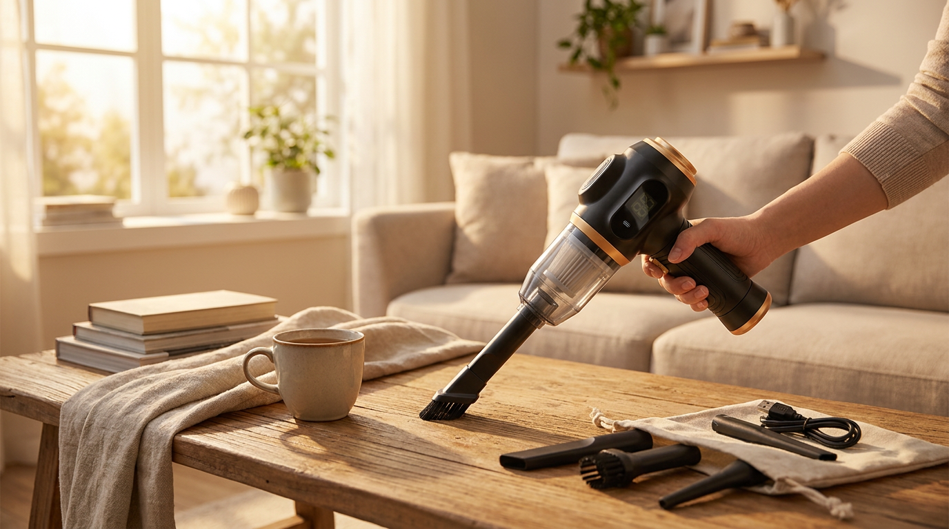Maintaining Clean Spaces with the 6-in-1 Portable Vacuum