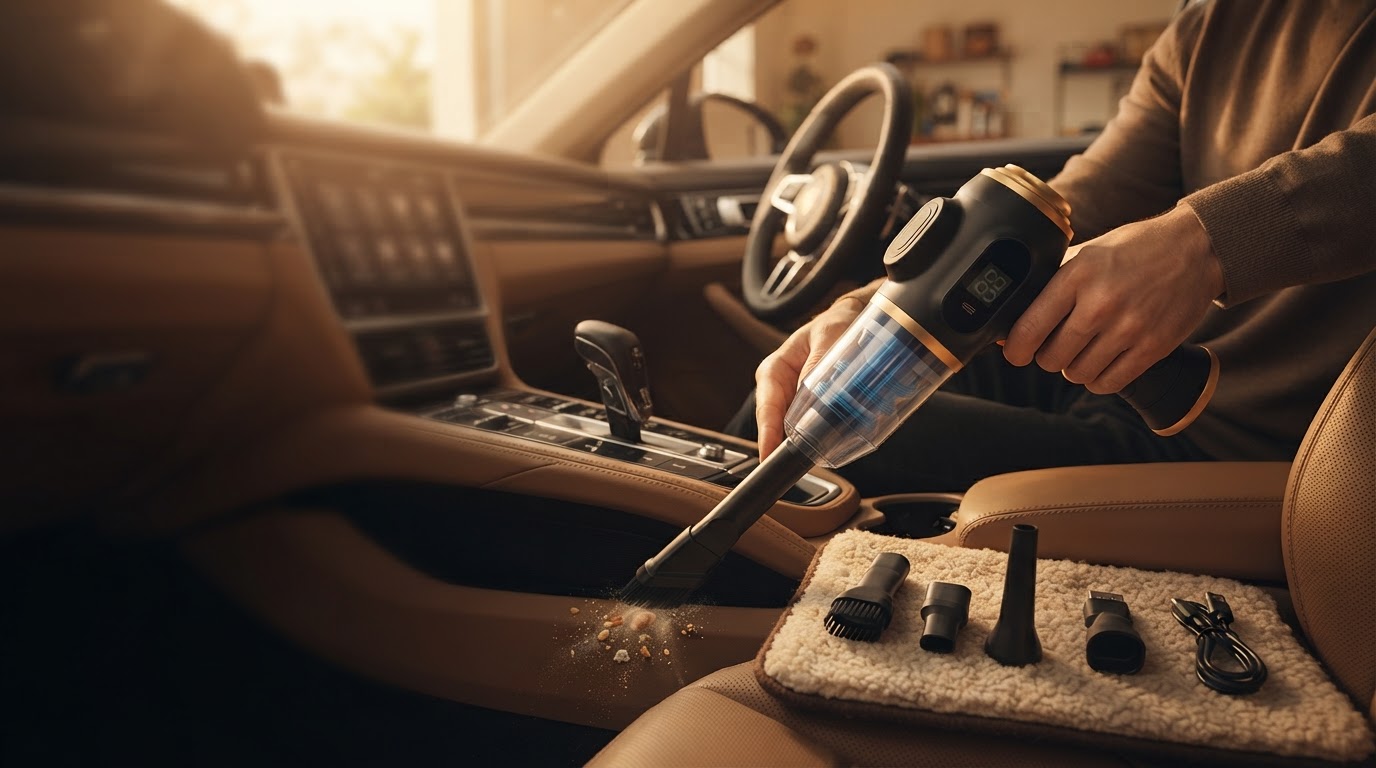 6-in-1 Portable Vacuum Performance in Tight Spaces