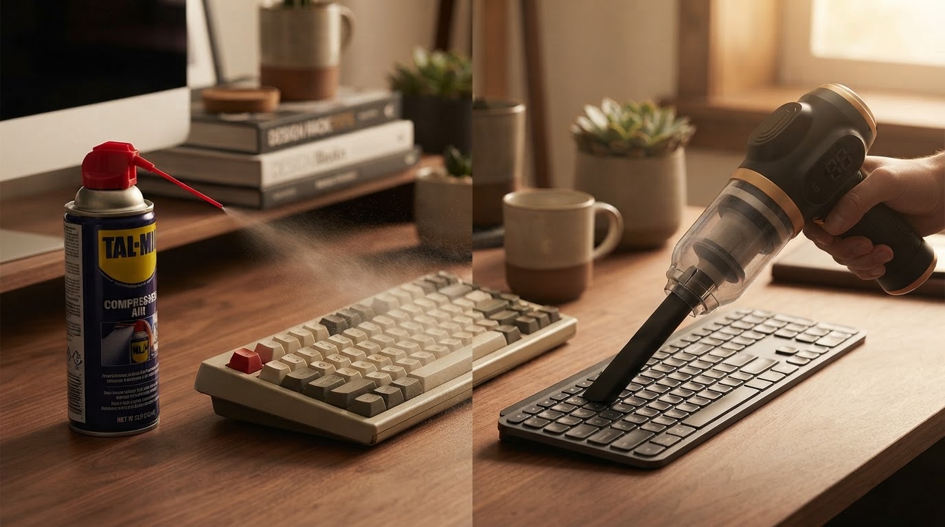 Air Duster vs Handheld Vacuum for Keyboards: Which Is Best?