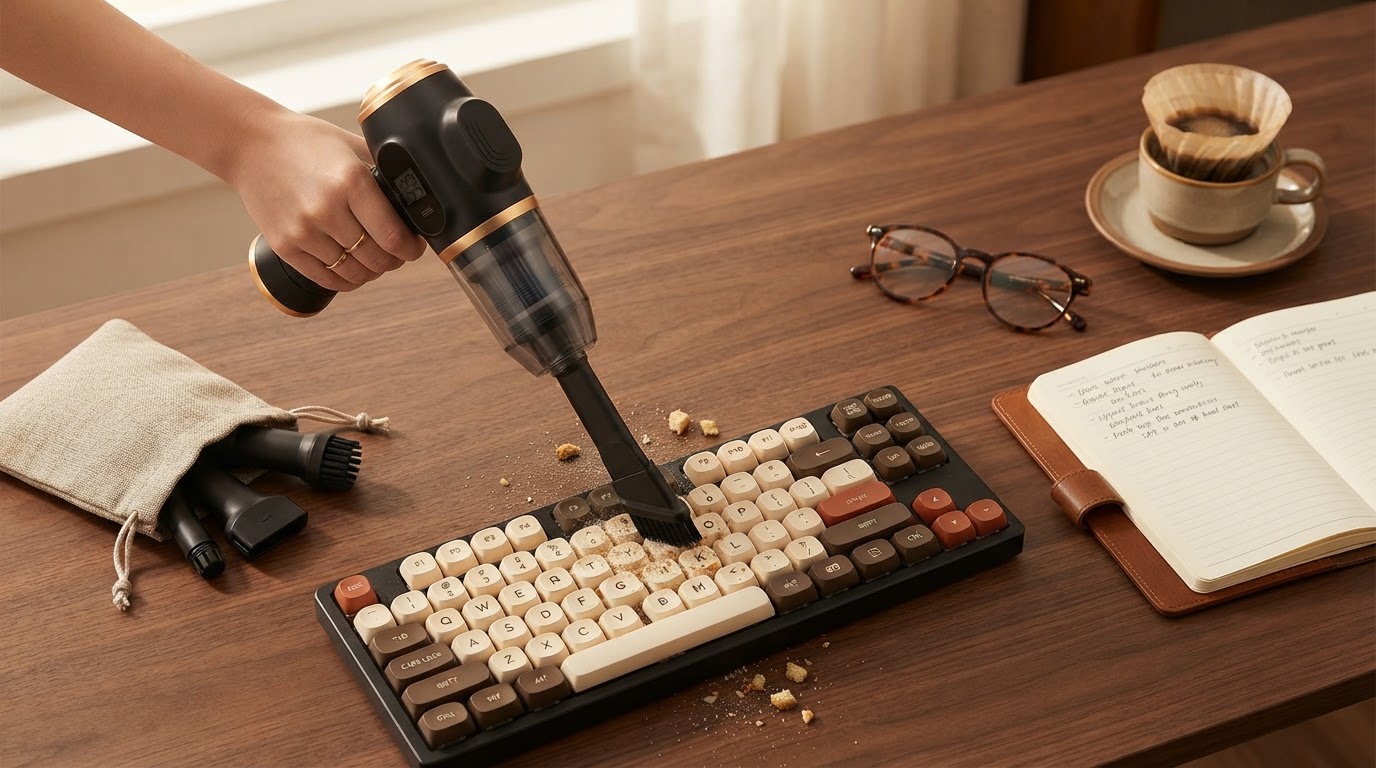 Can you vacuum a keyboard with the 6-in-1 Portable Vacuum?