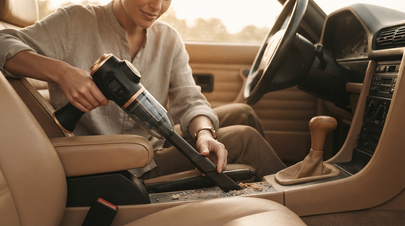 Why choose the 6-in-1 Portable Vacuum for car cleaning?