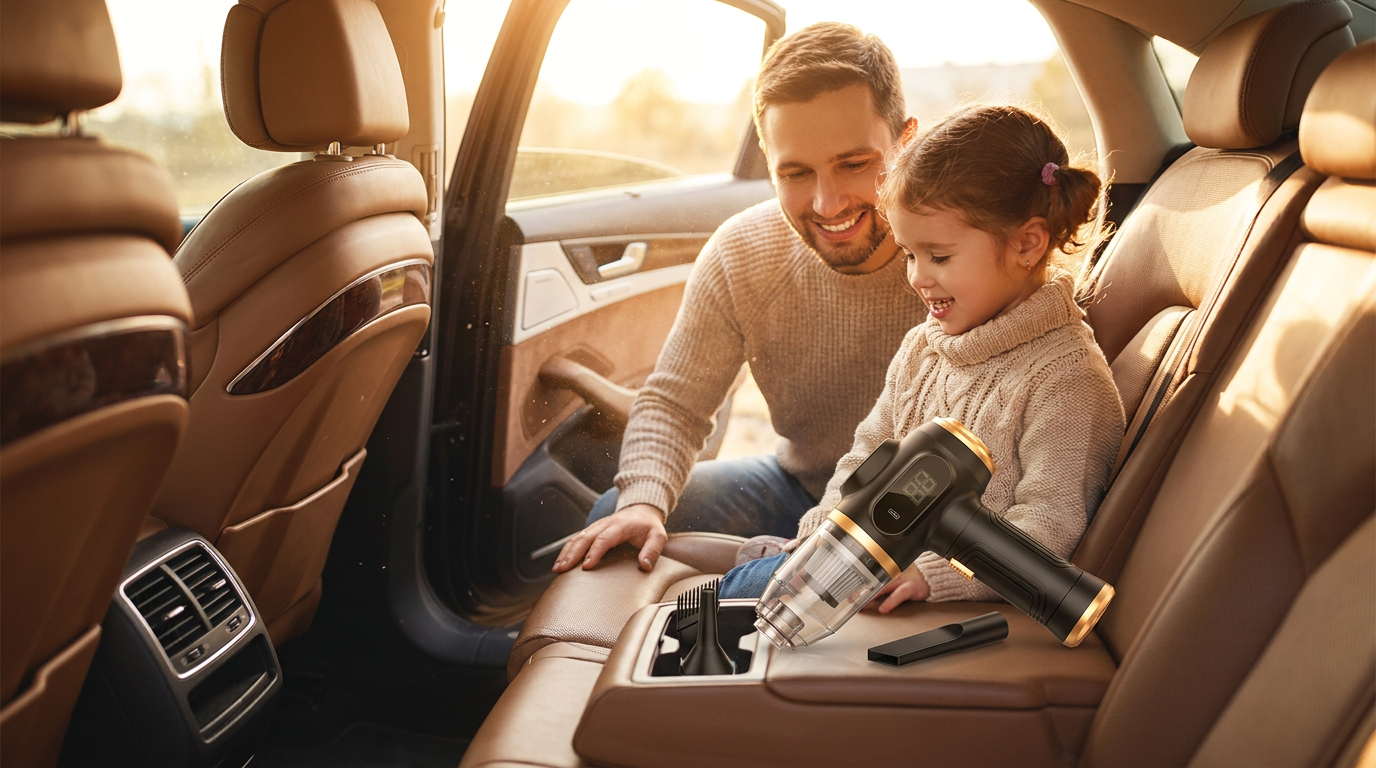Mastering Car Maintenance with the 6-in-1 Portable Vacuum