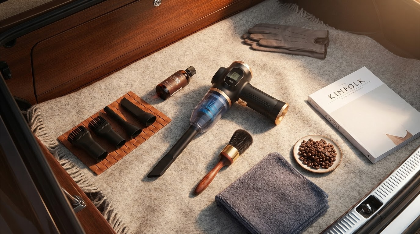 Maintaining Car Interiors with the 6-in-1 Portable Vacuum