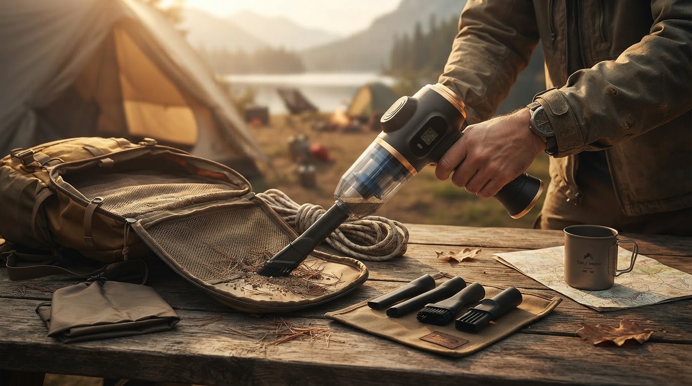 Field Testing the 6-in-1 Portable Vacuum for Camping