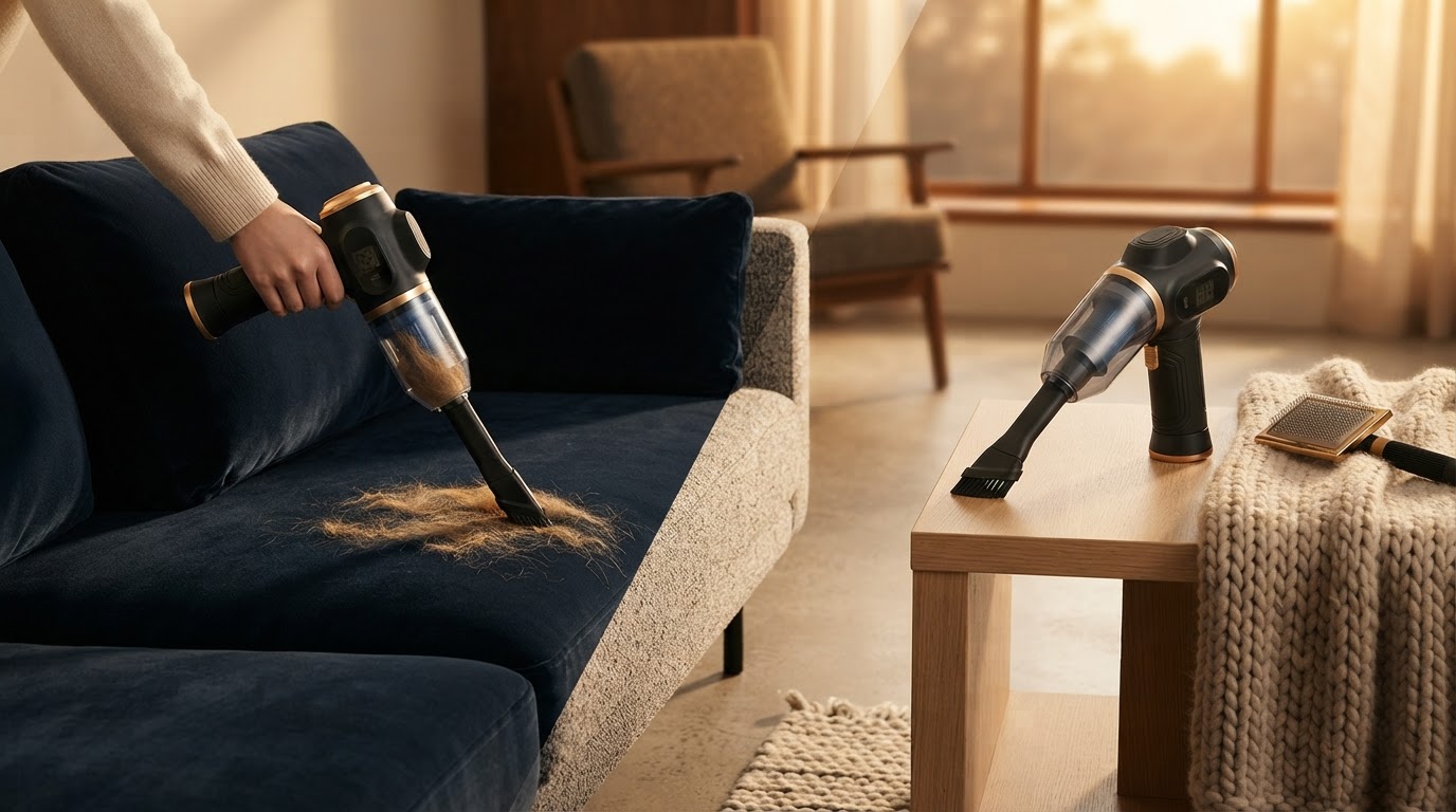 Is the 6-in-1 Portable Vacuum effective for pet hair?