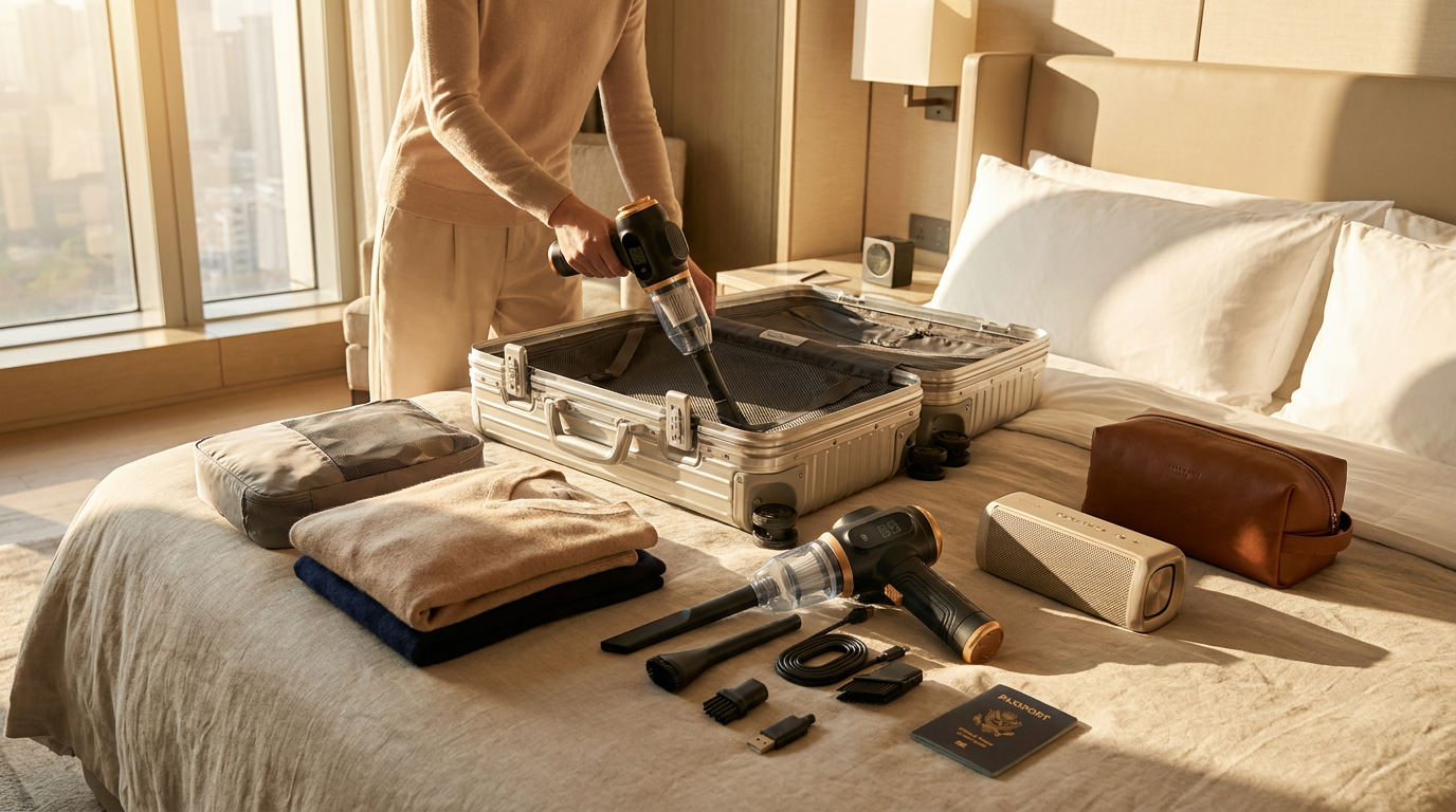 What is the packing list for a 6-in-1 Portable Vacuum?