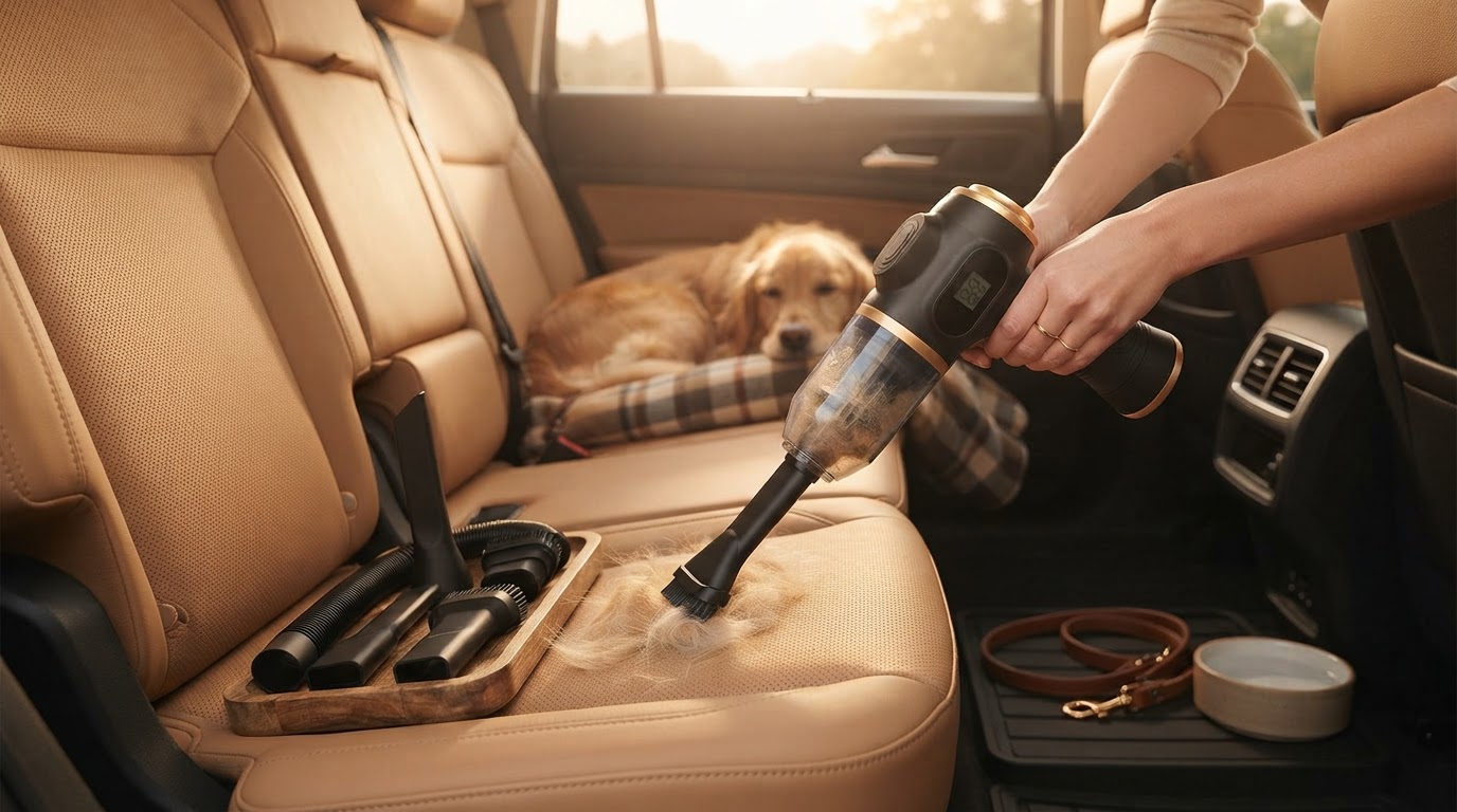 6-in-1 Portable Vacuum Pet Hair Management Framework