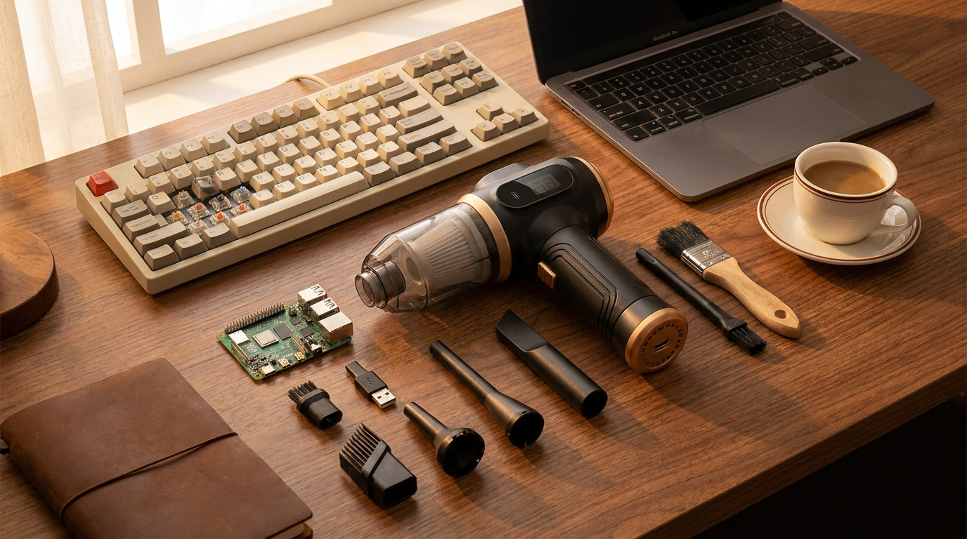 6-in-1 Portable Vacuum Maintenance for Sensitive Electronics