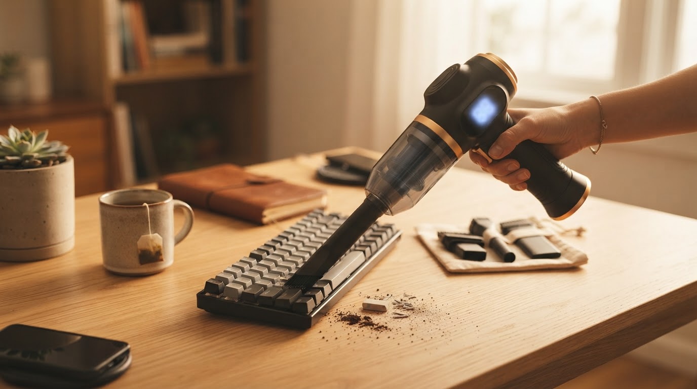 Is the 6-in-1 Portable Vacuum a Good Rechargeable Desk Cleaner?