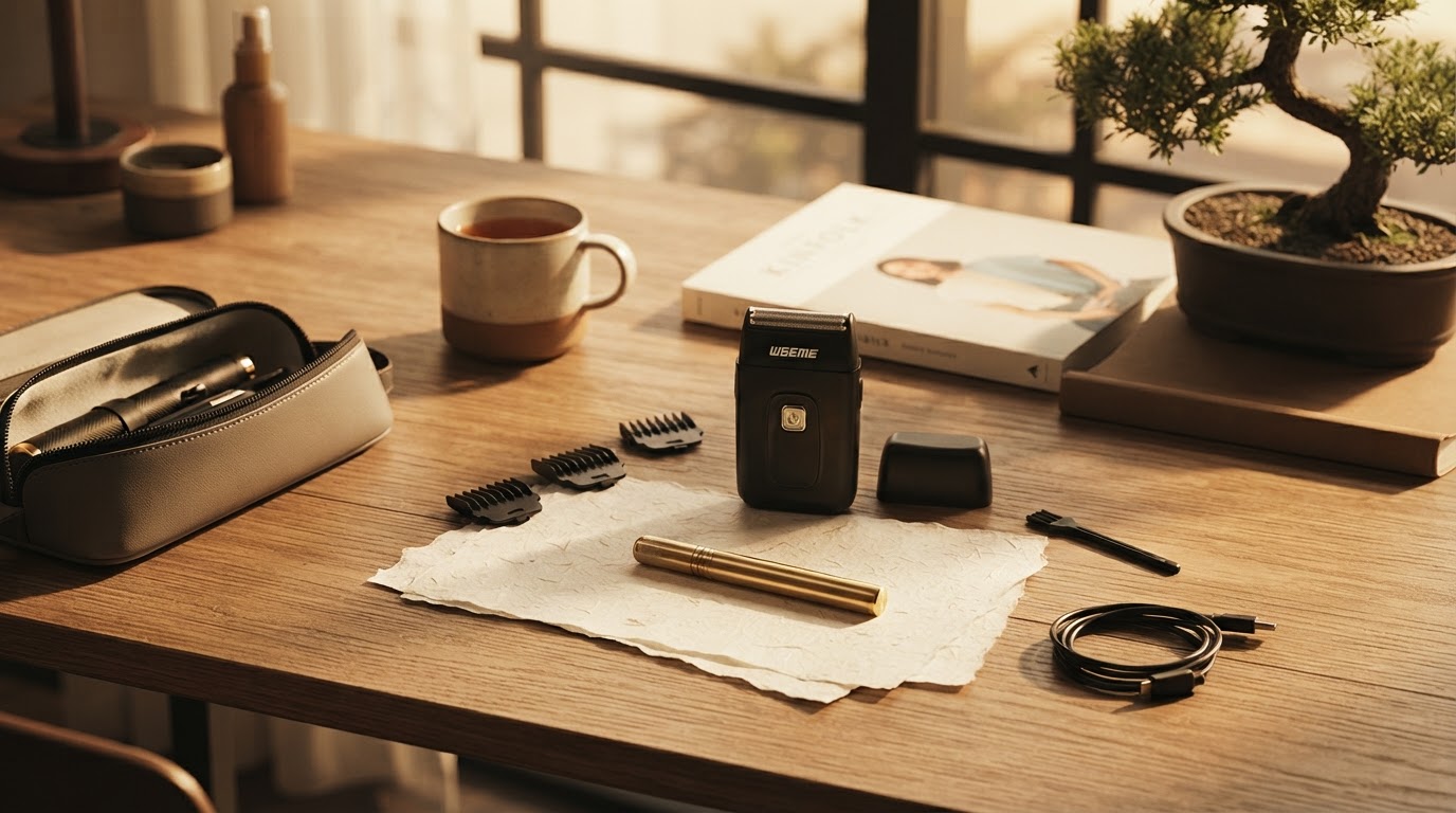Apix Beaum Pen Shaver Meets WEEME Grooming Kit