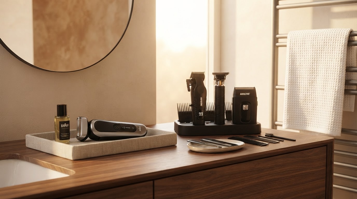 Braun NEVO Launch vs. WEEME Men's Grooming Kit Utility
