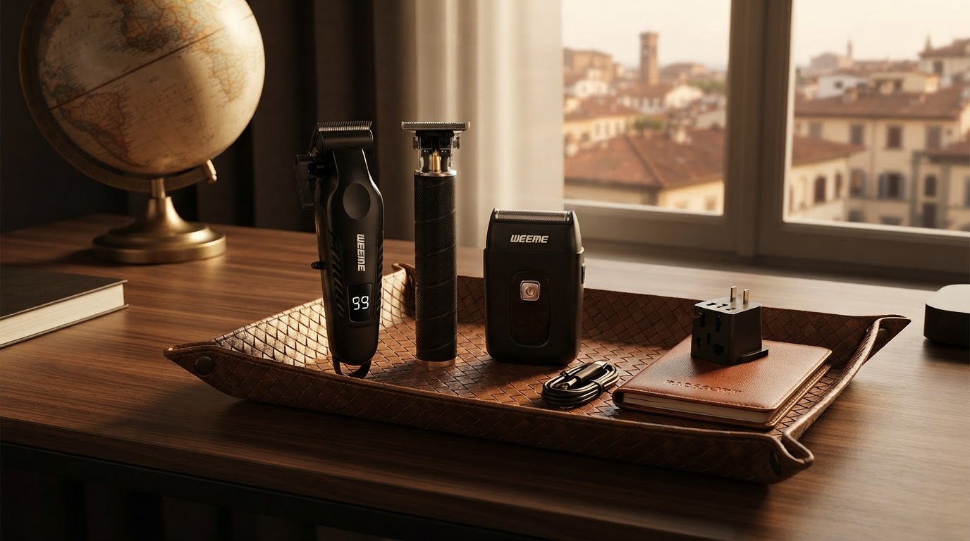 Which Men Electric Shaver offers true dual voltage?