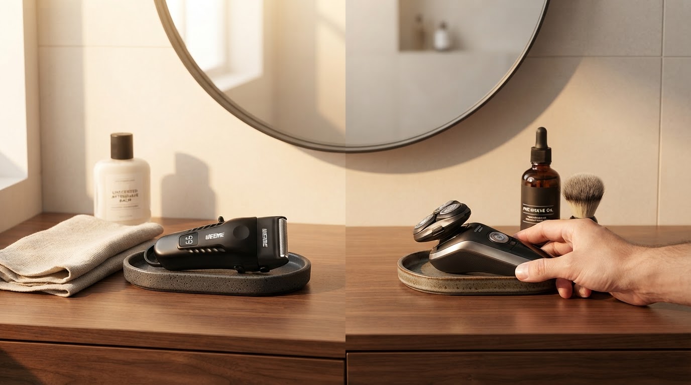 Choosing Between Foil and Rotary with Men Electric Shaver