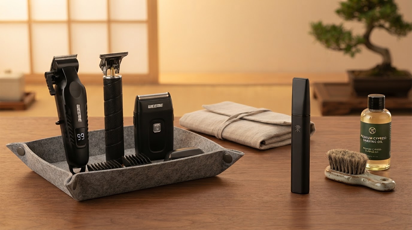 Japanese Pen Shaver Design Meets WEEME Grooming Kit
