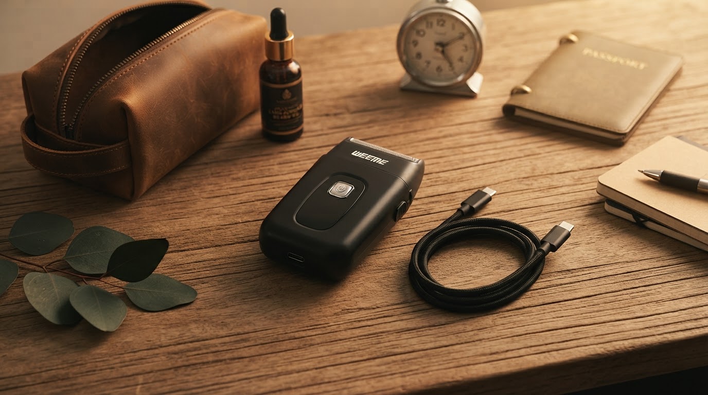 USB-C Men Electric Shaver Efficiency for Modern Travel