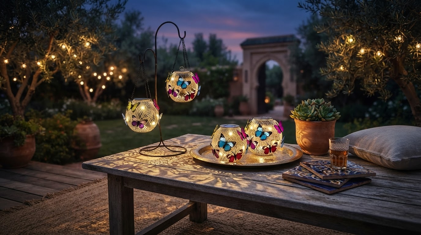 Elevating Boho Outdoor Solar Lighting Aesthetics