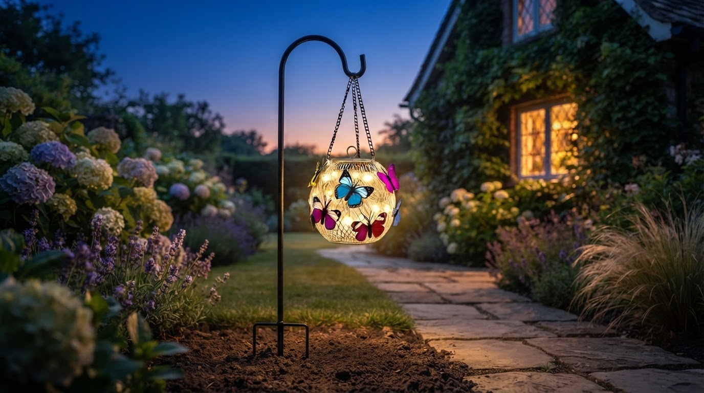 Can I hang Solar Moroccan Lanterns on a shepherd hook?
