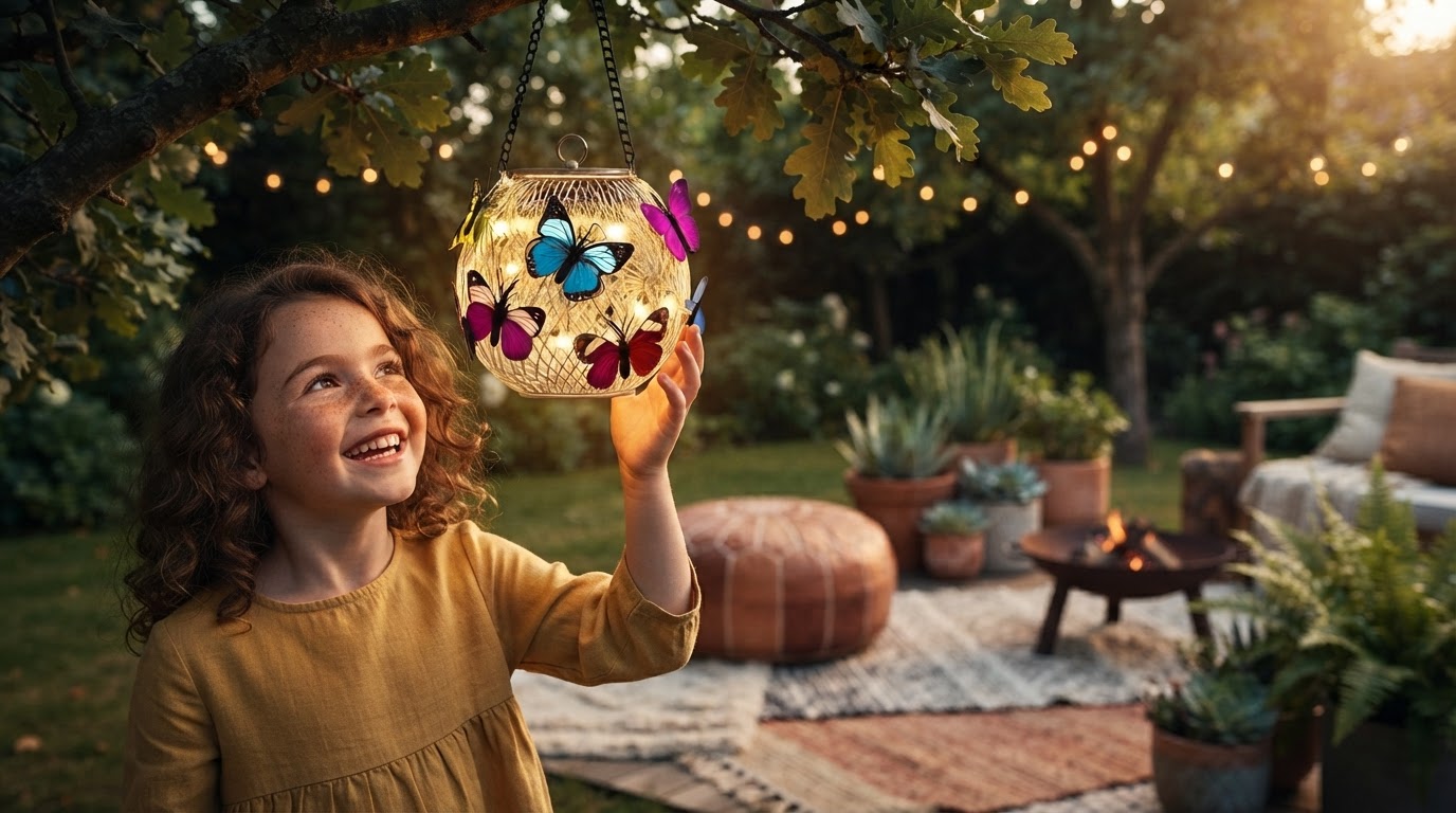 A 5-Step Setup for Hanging Solar Moroccan Lanterns