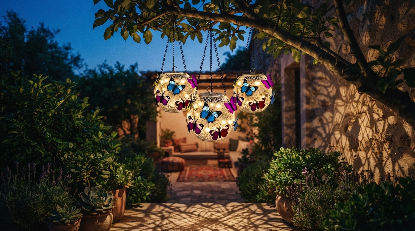 How to design a garden with Solar Moroccan Lanterns?