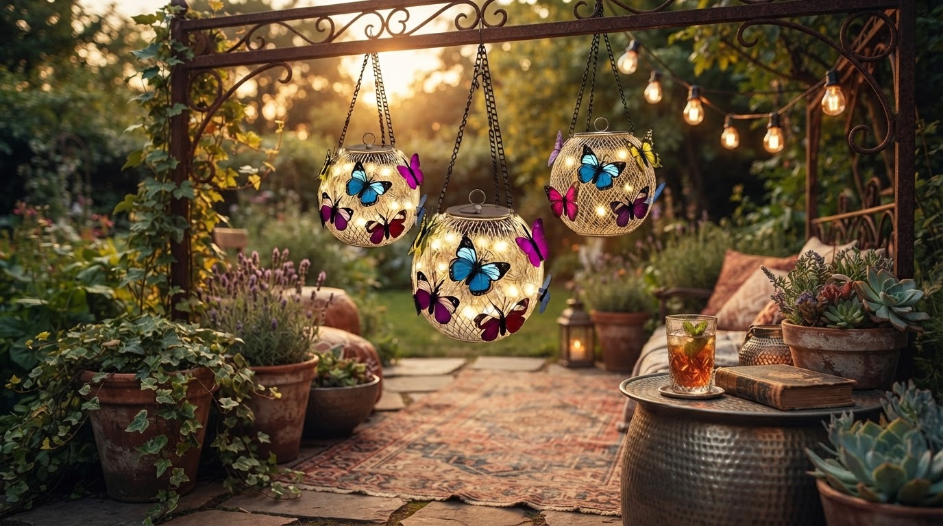 A Review of Solar Moroccan Lanterns for Garden Use