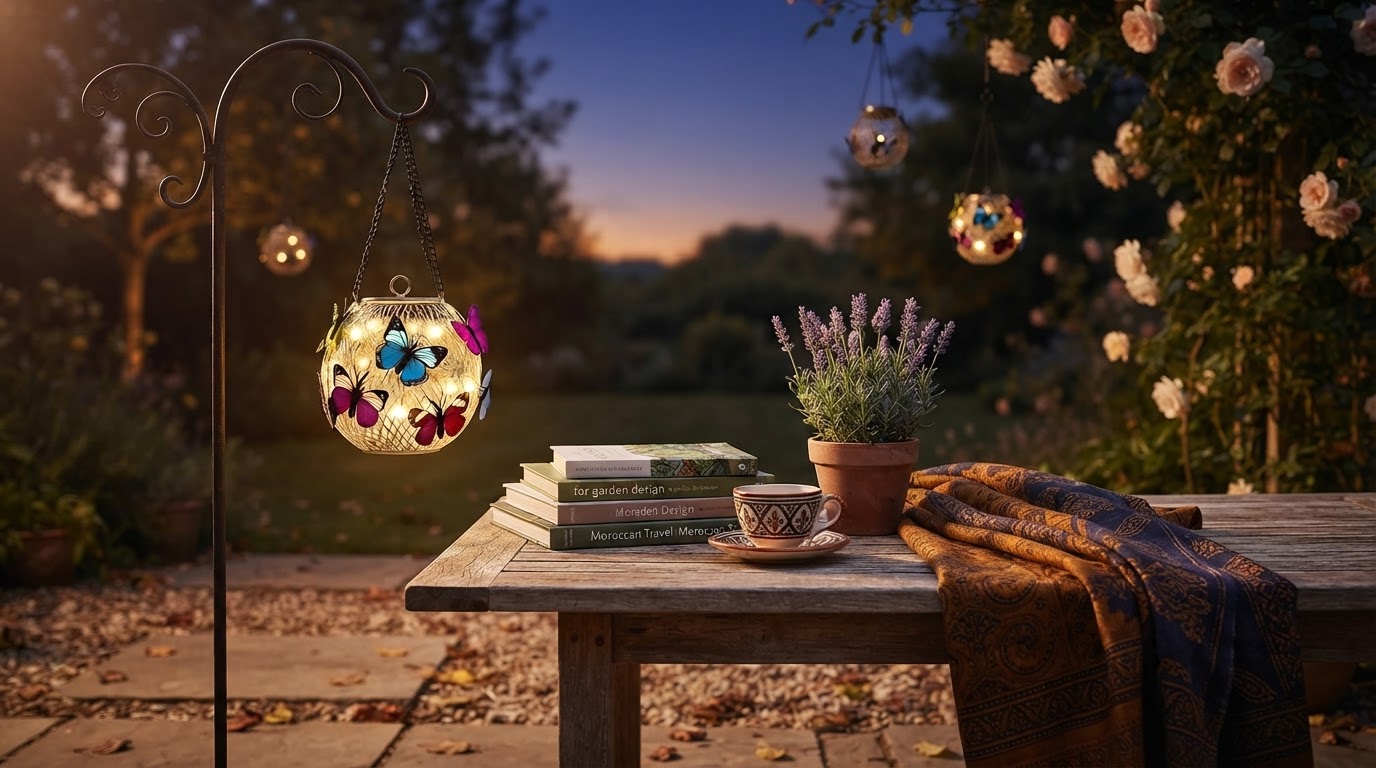 Solar Moroccan Lanterns for Outdoor Ambiance