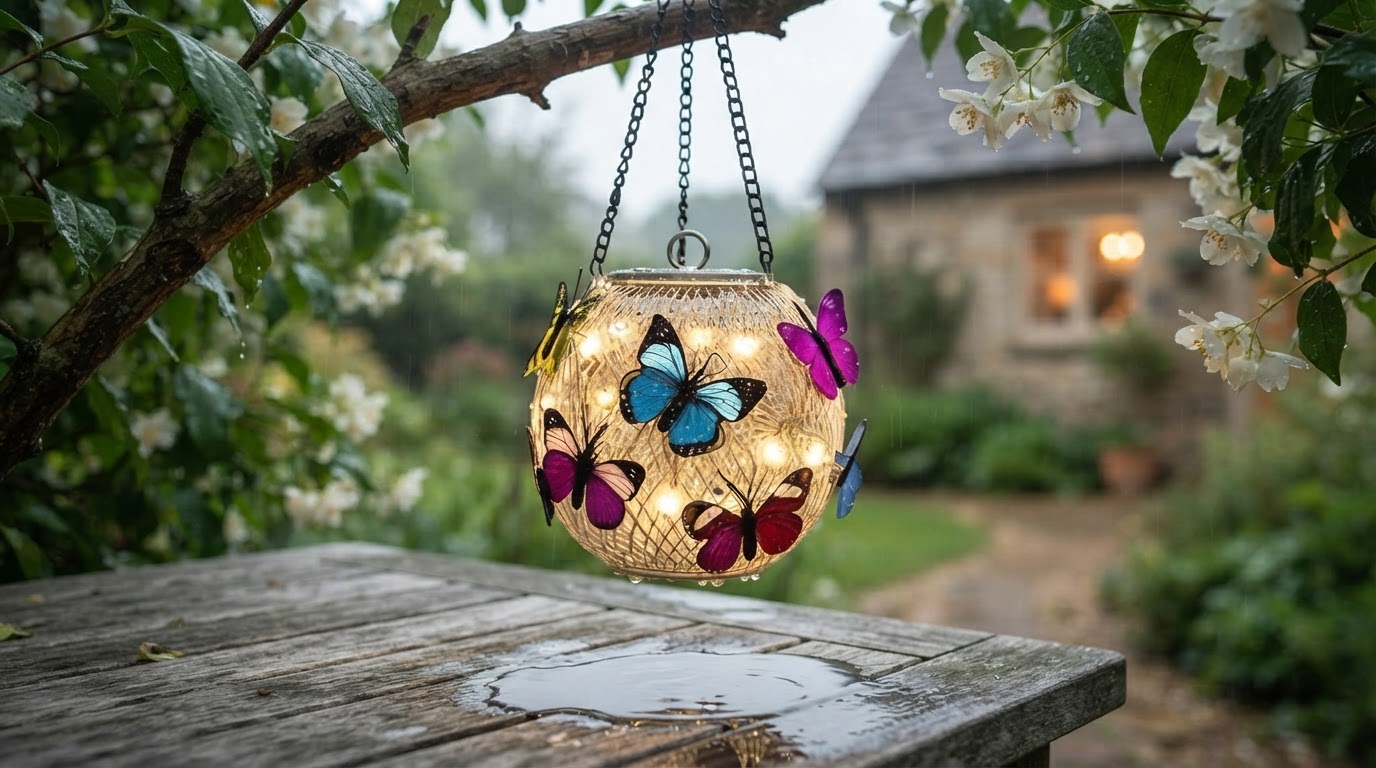 Are Solar Moroccan Lanterns truly waterproof for gardens?