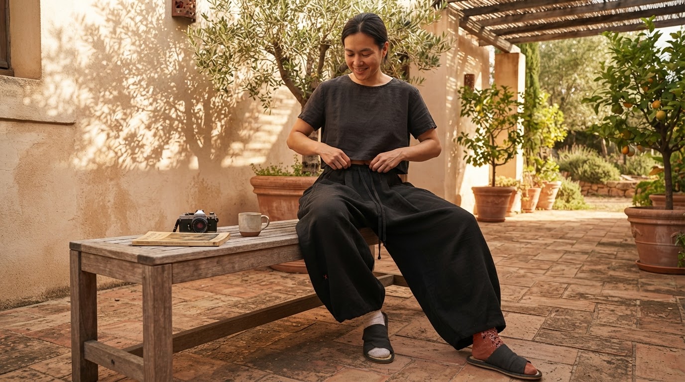 The Case for Baggy Flax Pants Starts With Heat, Not Style Alone