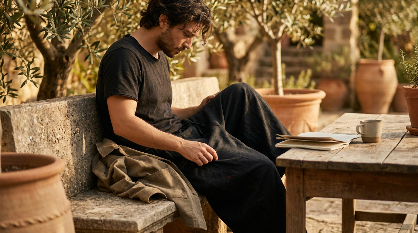 Evaluating Flax Pleated Wide Pants With Drawstrings