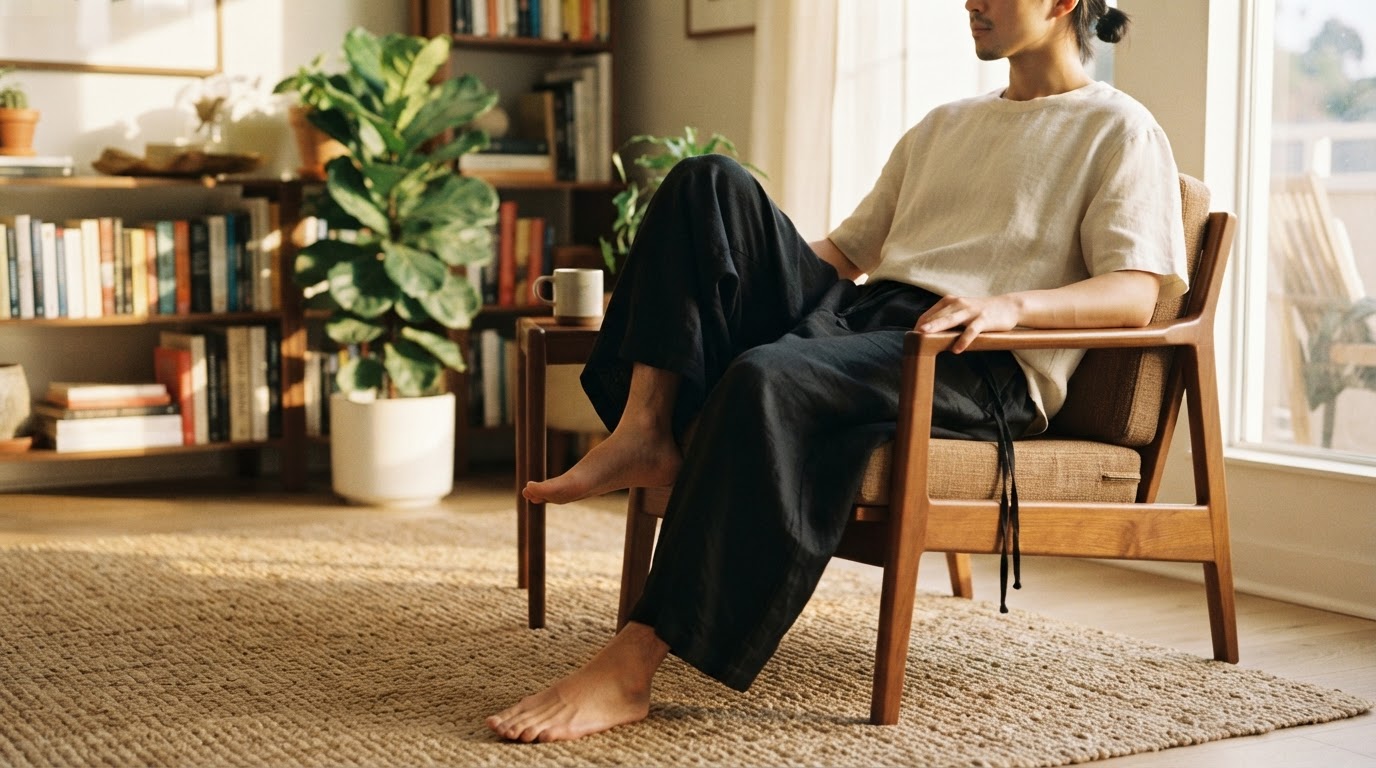 Why Flax Pleated Wide Pants With Drawstrings Are the Ultimate Staple