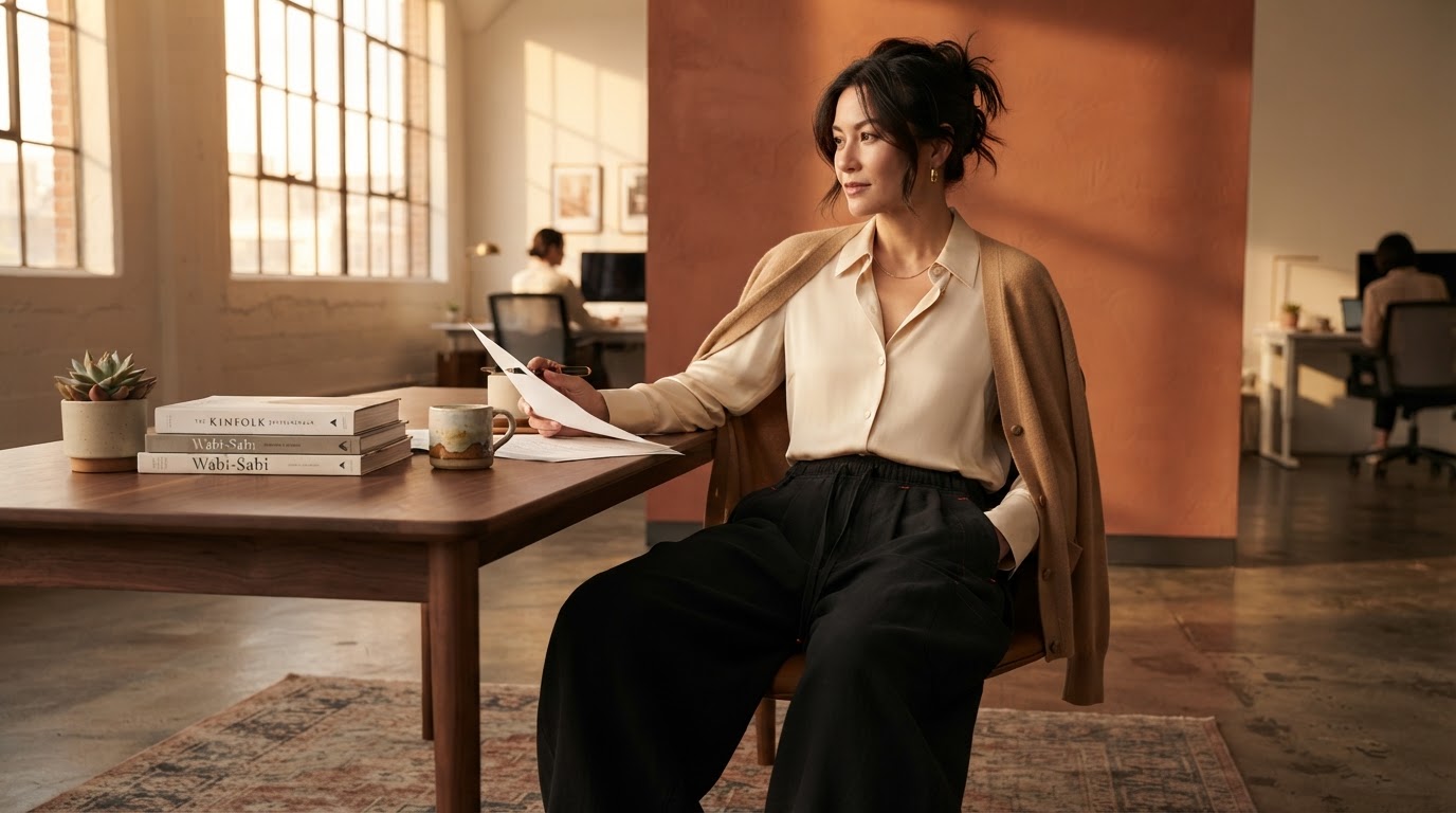 How to Style Wide Leg Linen Pants for the Office