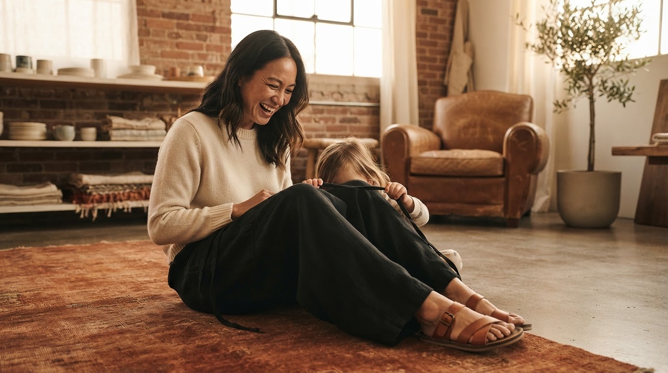 4 Fit Standards for Flax Pleated Wide Pants With Drawstrings