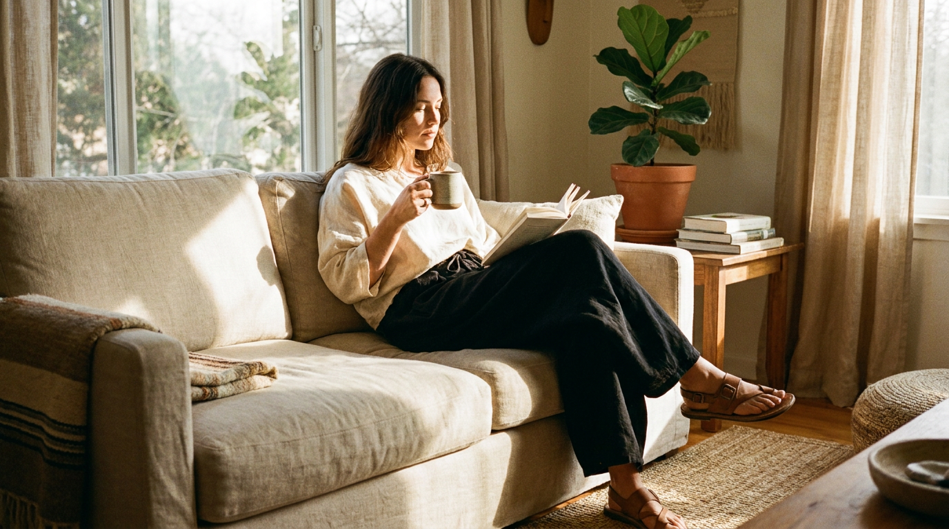 How do women wear Flax Pleated Wide Pants With Drawstrings?