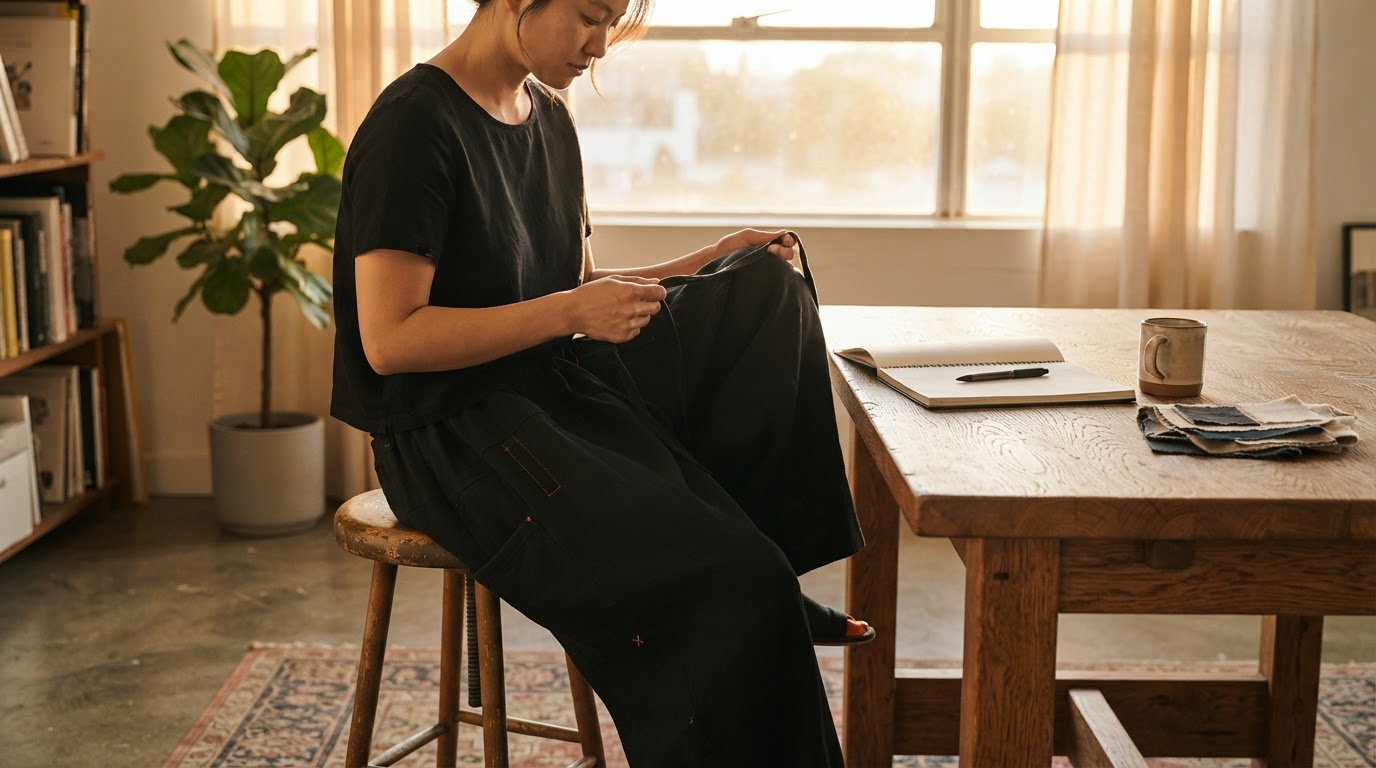 Evaluating Trousers: Flax Pleated Wide Pants With Drawstrings